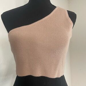 Women’s one shoulder tank top